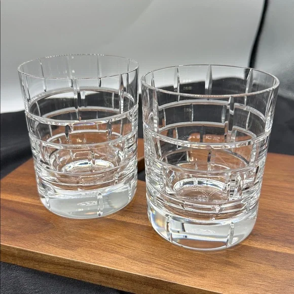 RARE 2 Baccarat Espalier Double Old Fashion Highball Crystal Glasses. - Picture 17 of 17